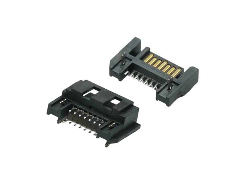 SATA 7P 公座三面包 SMT